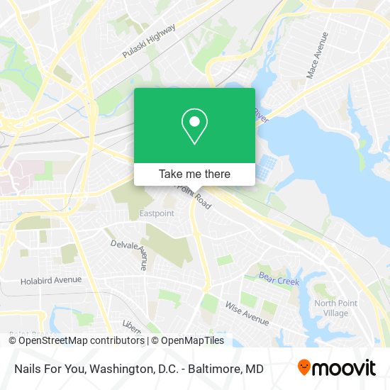 Nails For You map