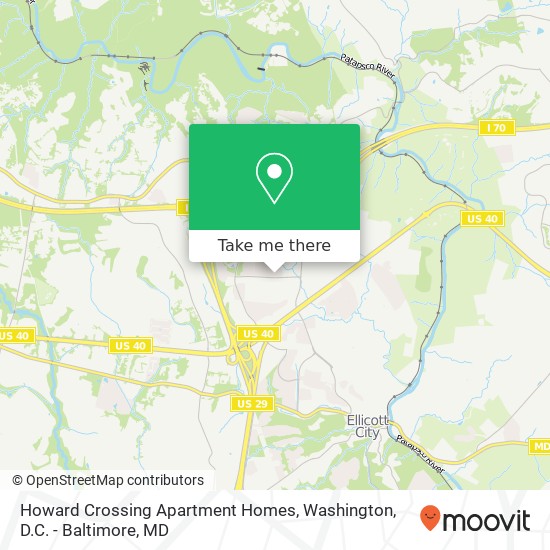 Mapa de Howard Crossing Apartment Homes