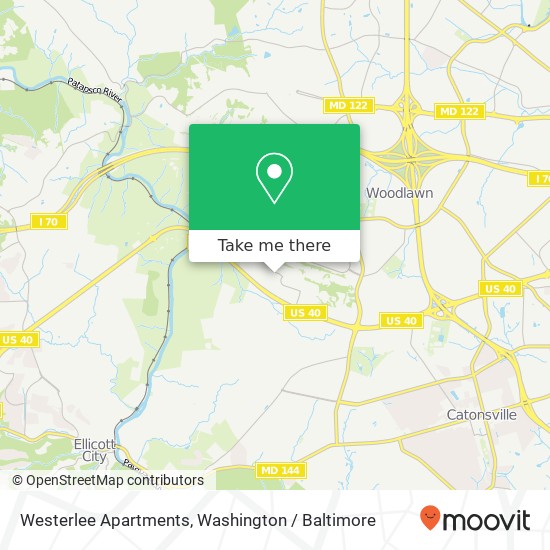 Mapa de Westerlee Apartments