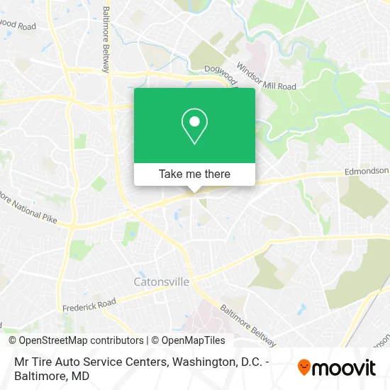 Mr Tire Auto Service Centers map