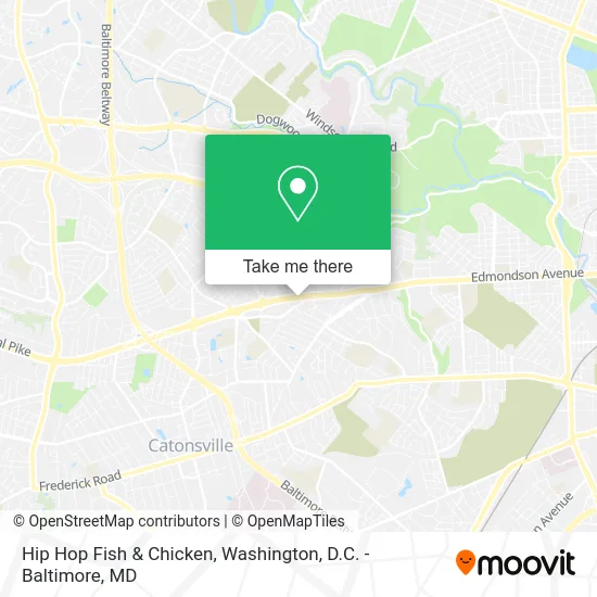 Hip Hop Fish & Chicken map