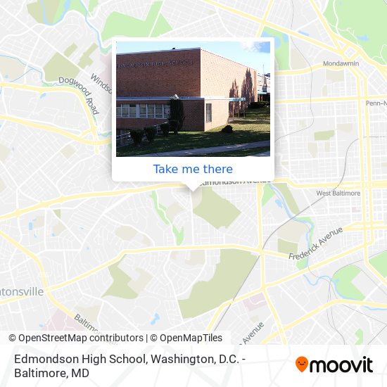 Edmondson High School map