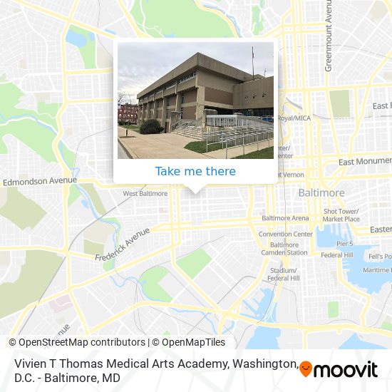 Mapa de Vivien T Thomas Medical Arts Academy