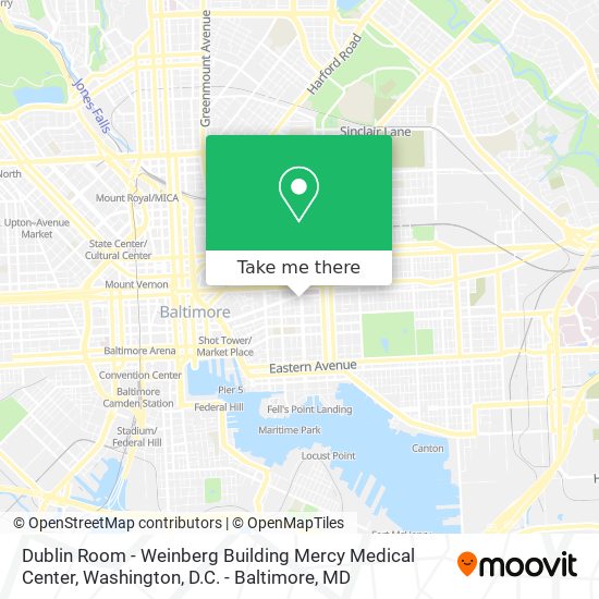 Dublin Room - Weinberg Building Mercy Medical Center map