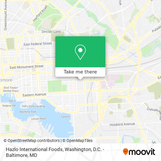 Hazlo International Foods map