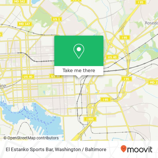 El Estanko Sports Bar map