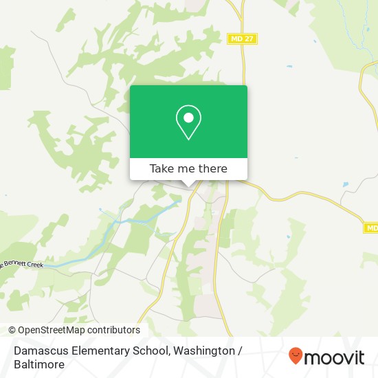 Mapa de Damascus Elementary School
