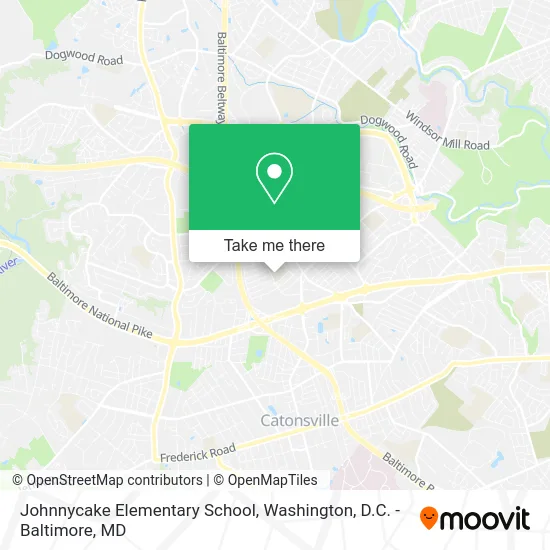 Johnnycake Elementary School map