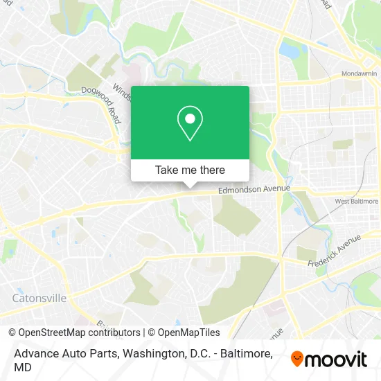 Advance Auto Parts map