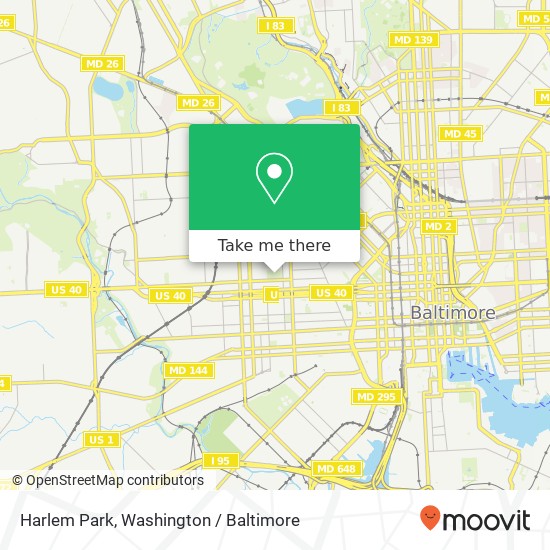 Mapa de Harlem Park
