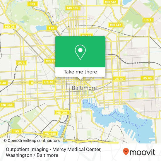 Mapa de Outpatient Imaging - Mercy Medical Center