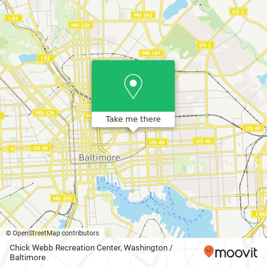 Chick Webb Recreation Center map