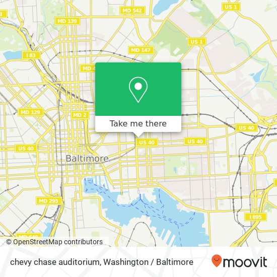 chevy chase auditorium map