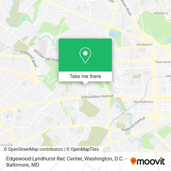 Edgewood-Lyndhurst Rec Center map
