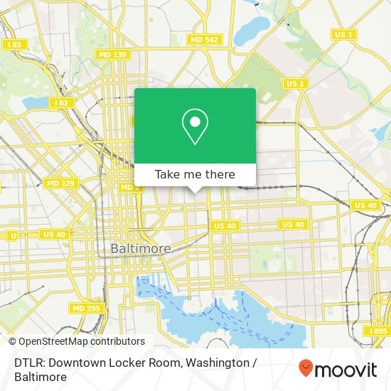 DTLR: Downtown Locker Room map