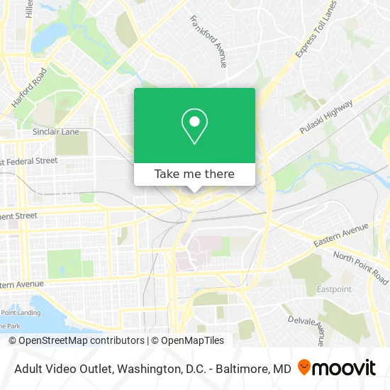 Adult Video Outlet map