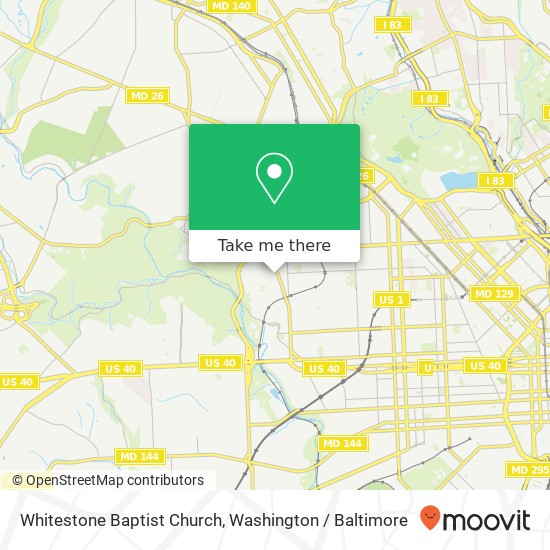 Mapa de Whitestone Baptist Church