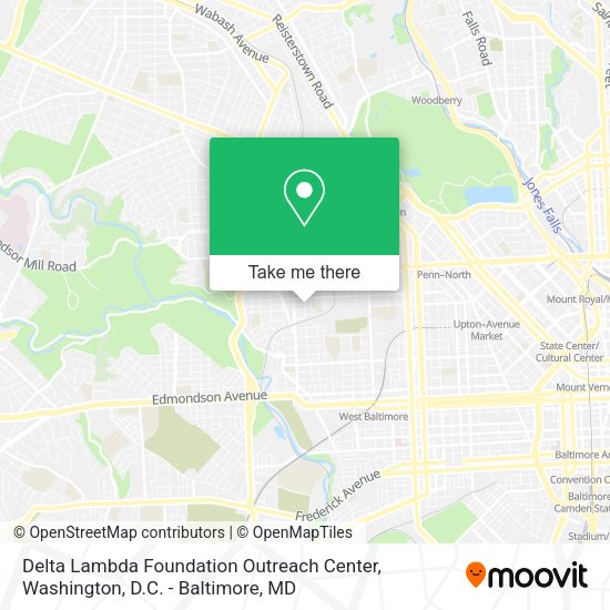Delta Lambda Foundation Outreach Center map