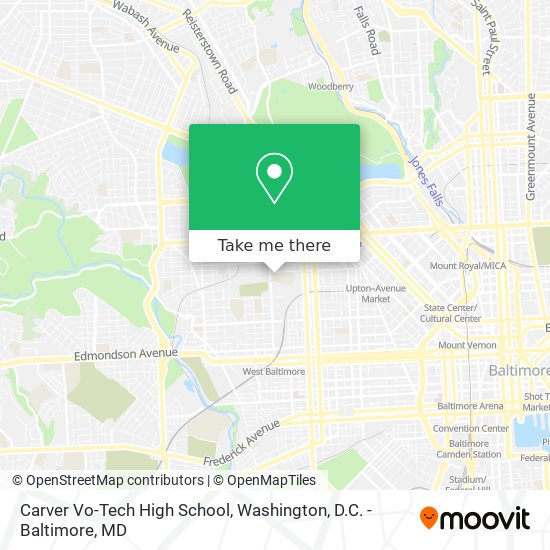 Carver Vo-Tech High School map