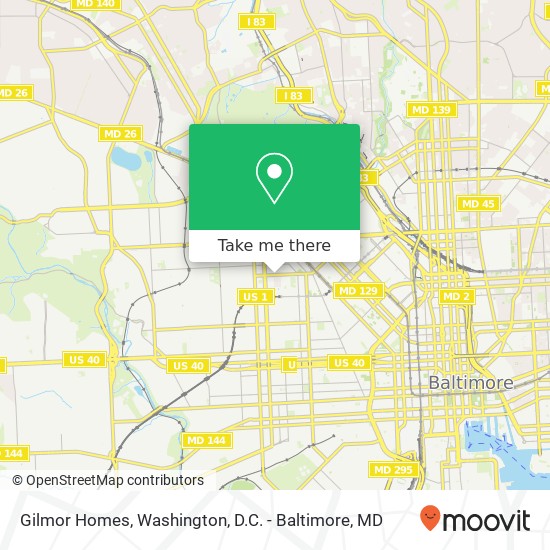 Gilmor Homes map