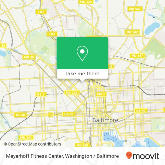 Mapa de Meyerhoff Fitness Center