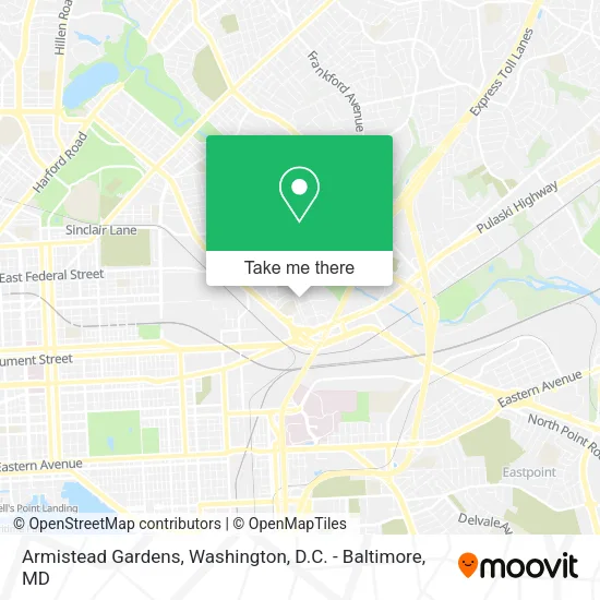 Armistead Gardens map