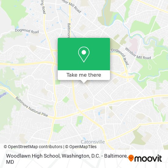 Mapa de Woodlawn High School