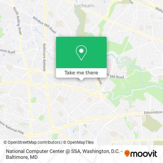 Mapa de National Computer Center @ SSA
