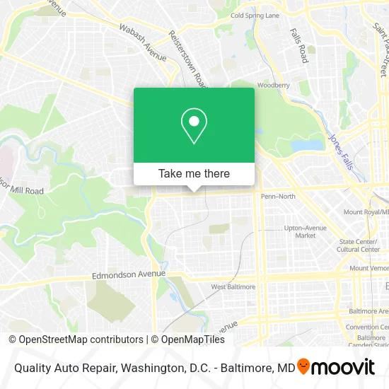 Mapa de Quality Auto Repair