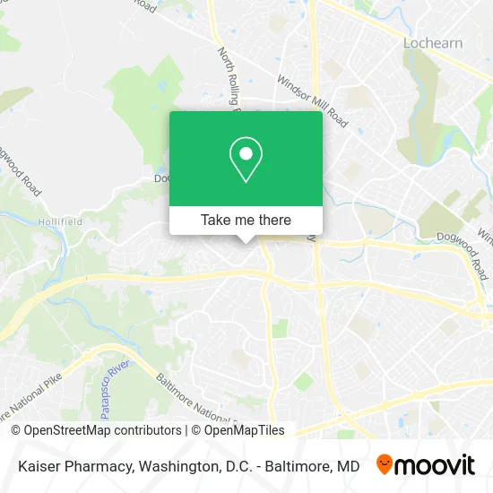 Kaiser Pharmacy map
