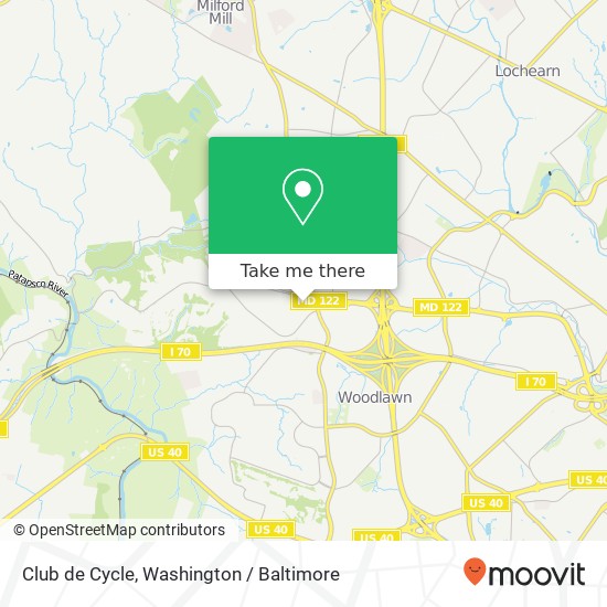 Club de Cycle map