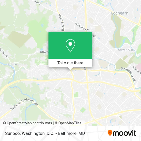 Sunoco map