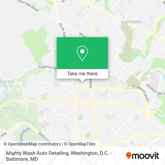 Mighty Wash Auto Detailing map