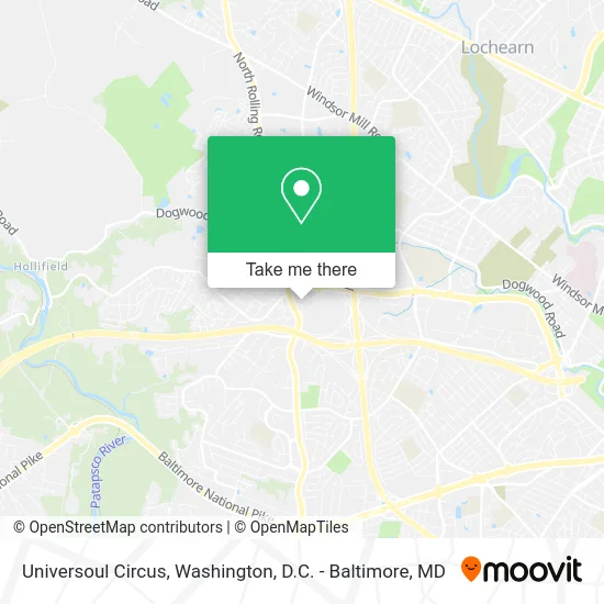 Universoul Circus map