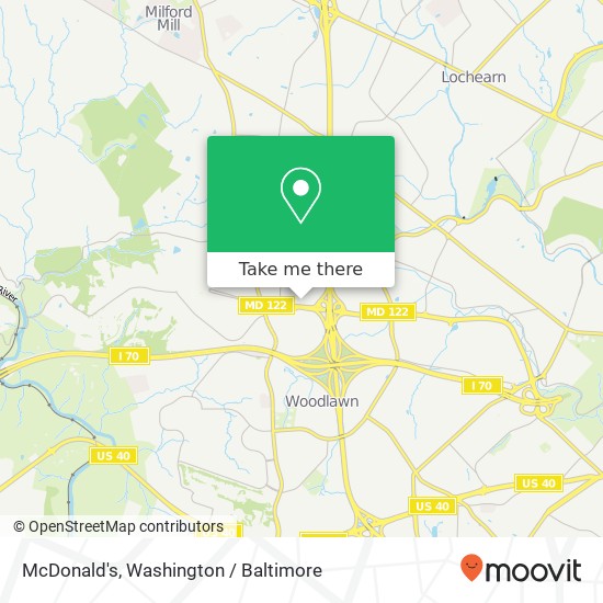 McDonald's map