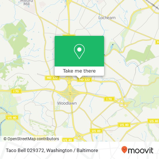 Mapa de Taco Bell 029372