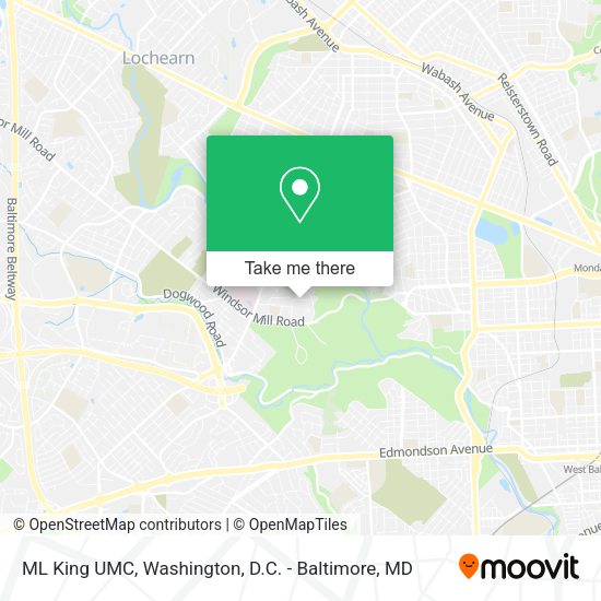 ML King UMC map