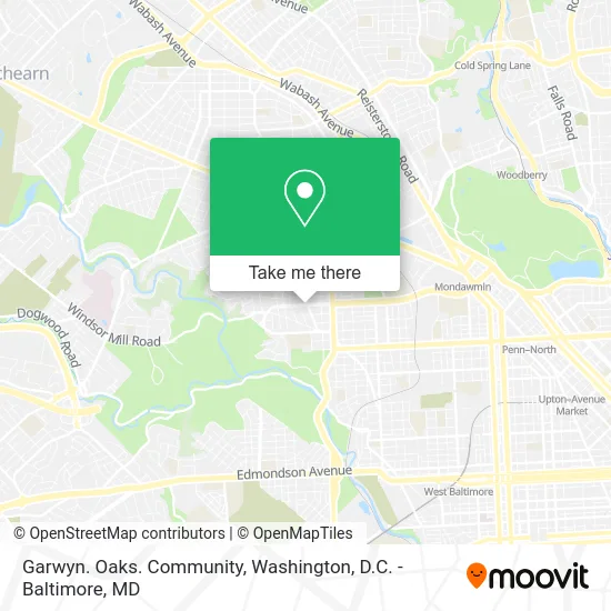 Garwyn. Oaks. Community map