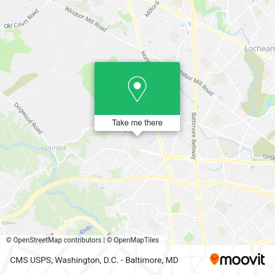 CMS USPS map