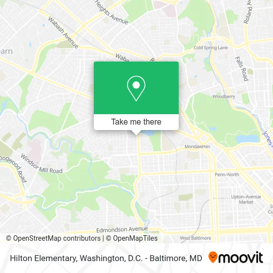 Hilton Elementary map