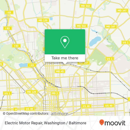 Mapa de Electric Motor Repair