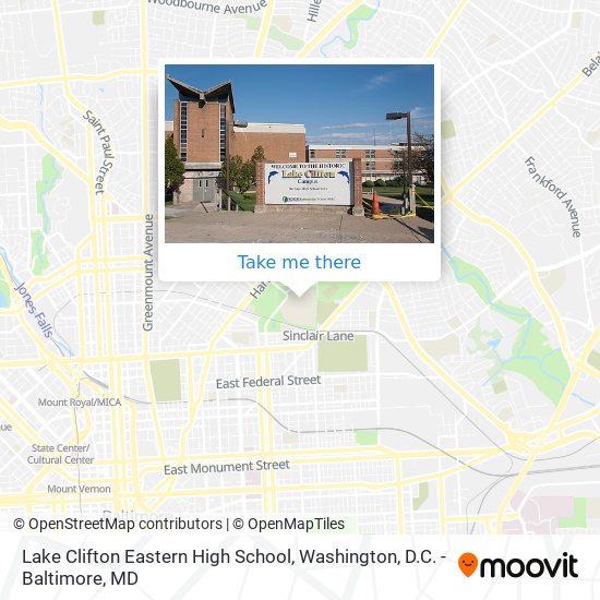 Lake Clifton Eastern High School map