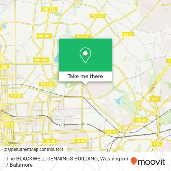 Mapa de The BLACKWELL-JENNINGS BUILDING