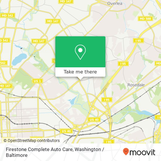 Mapa de Firestone Complete Auto Care