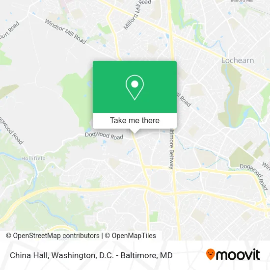 Mapa de China Hall