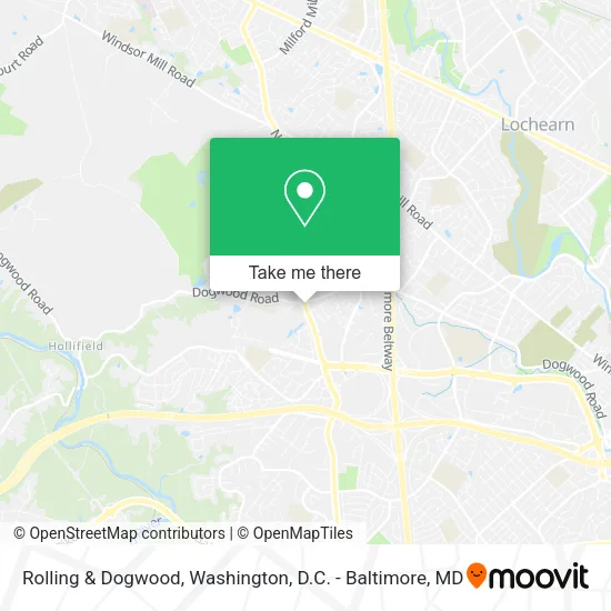 Rolling & Dogwood map