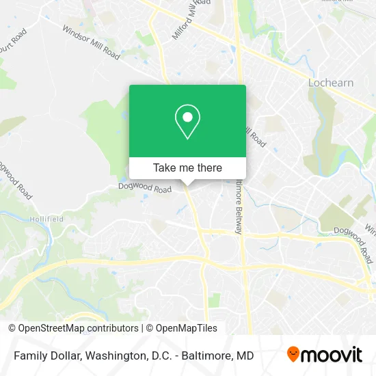 Family Dollar map