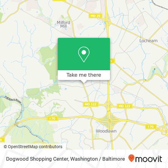 Mapa de Dogwood Shopping Center