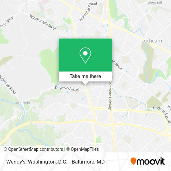 Wendy's map