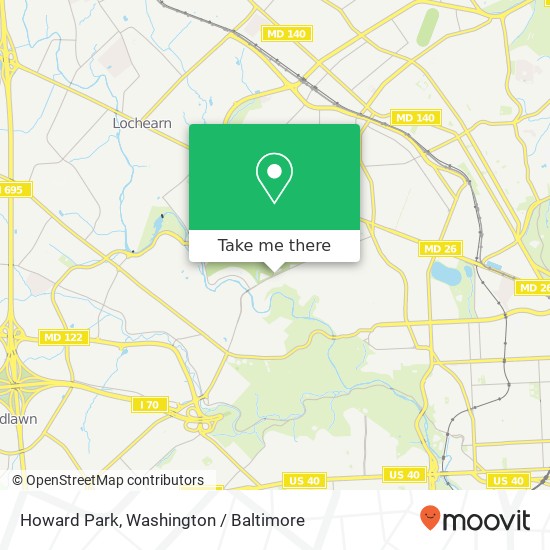 Mapa de Howard Park
